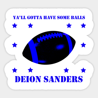 Sanders Football Sticker